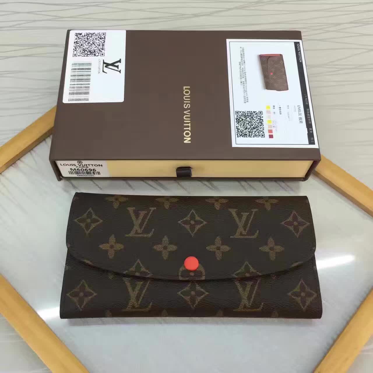 LV女士M60696钱夹精仿一比一原单货
