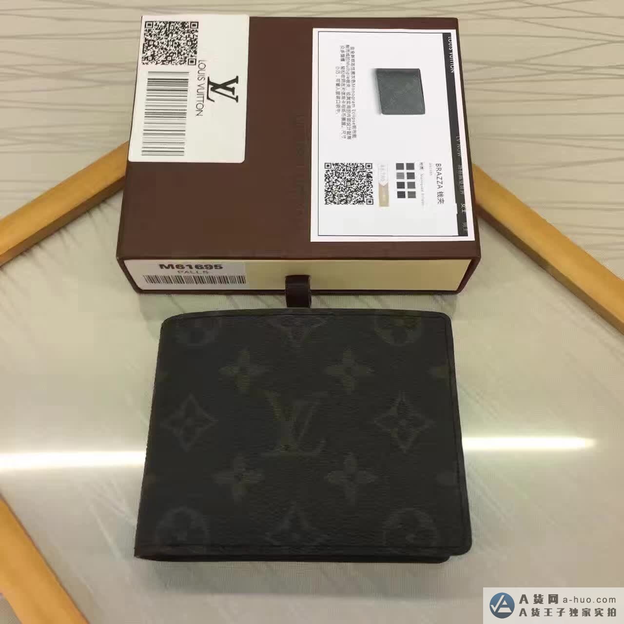 M61695男士短款lv钱夹一比一A货