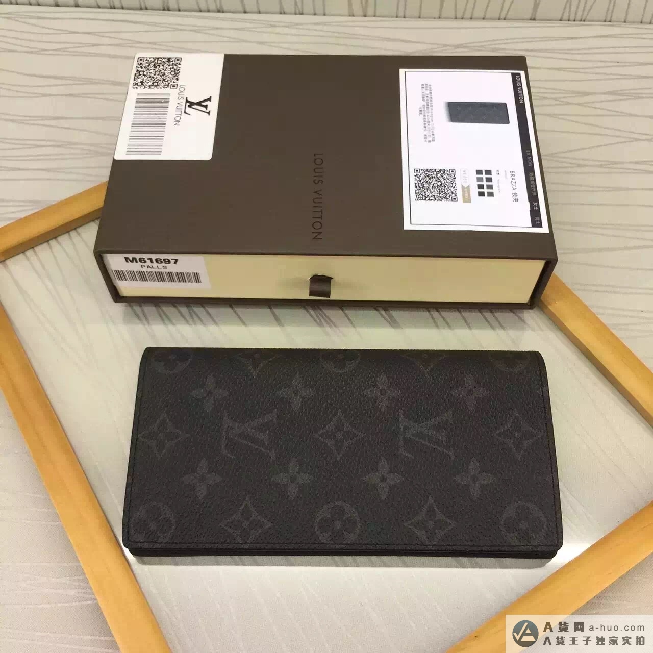 M61697路易威登男士原单一比一钱夹